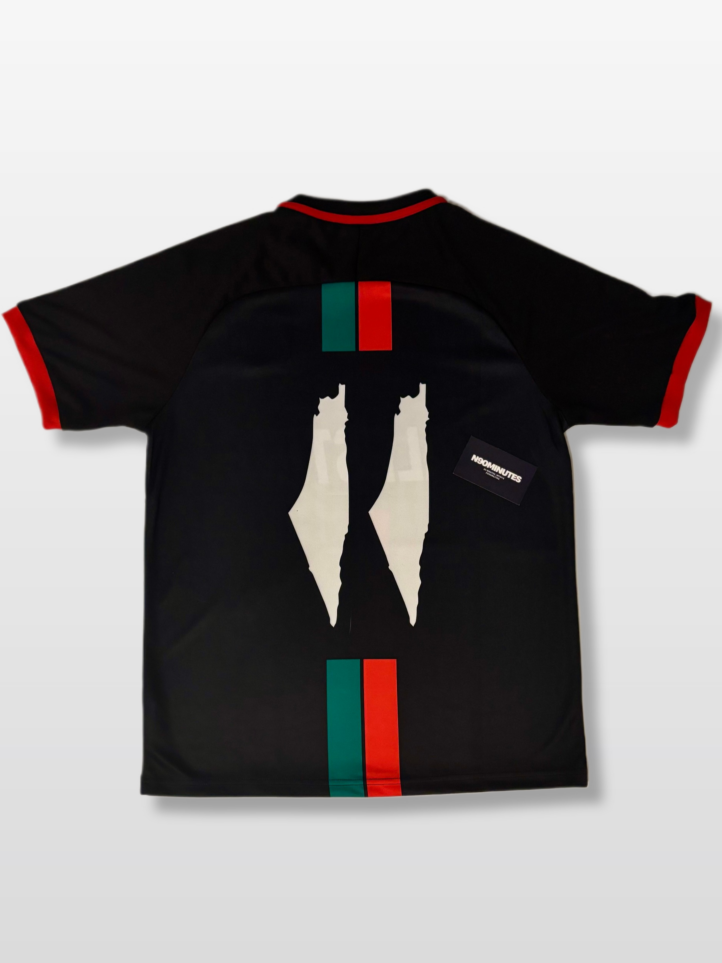 Black Palestine Football Shirt