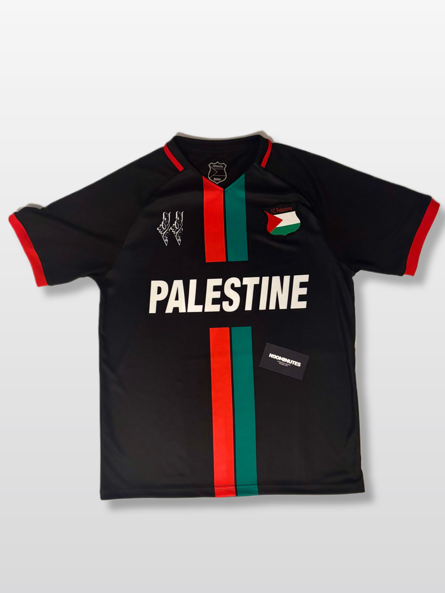 Black Palestine Football Shirt