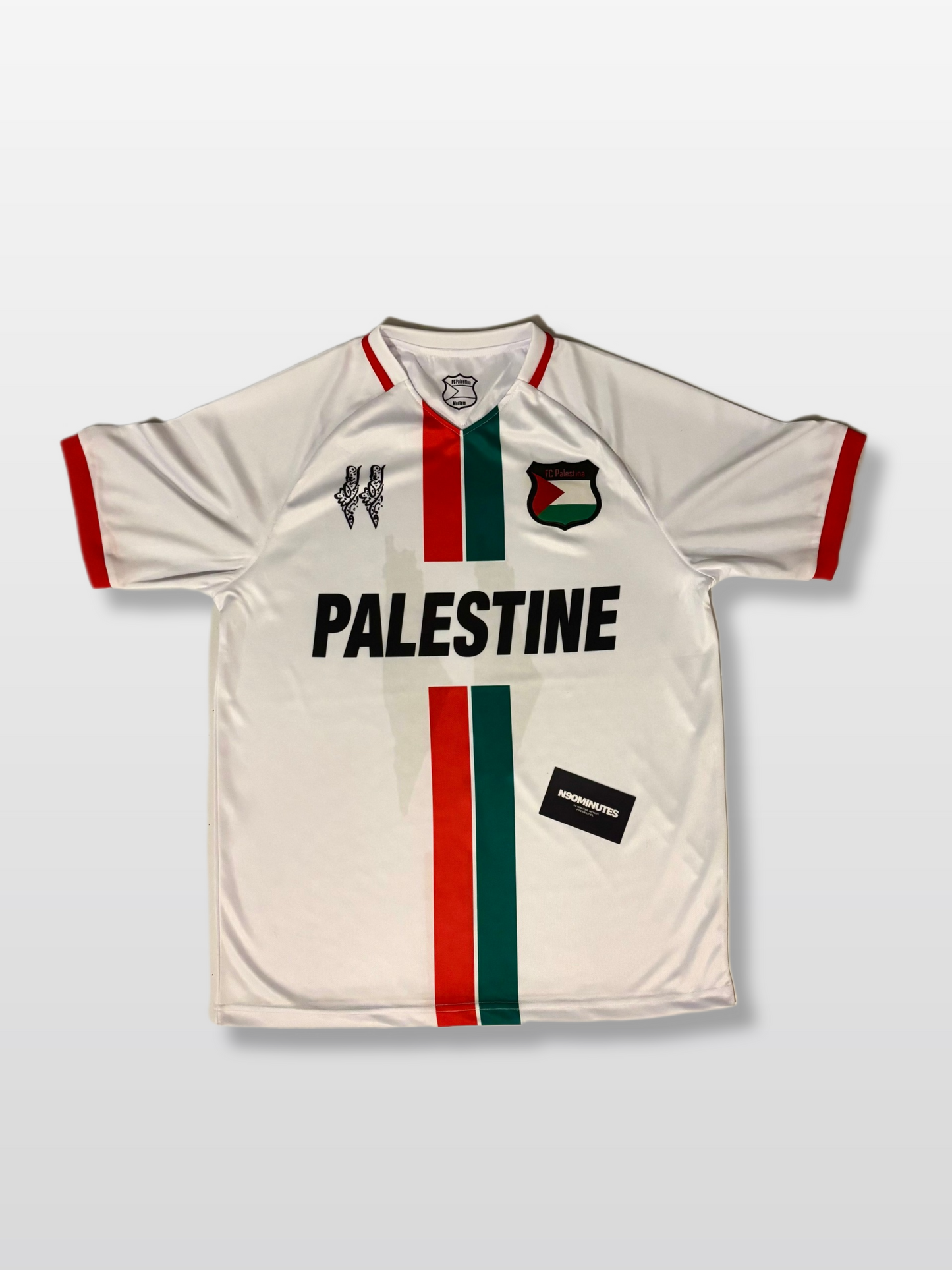 White Palestine Football Shirt